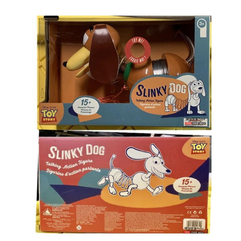 Pixar Toy Story 4 Slinky Dog Boneco Articulado com Som Coleção Brinquedo