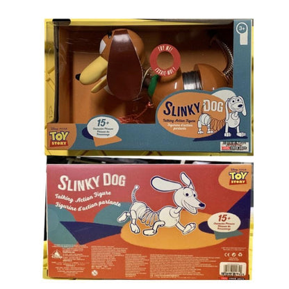 Pixar Toy Story 4 Slinky Dog Boneco Articulado com Som Coleção Brinquedo