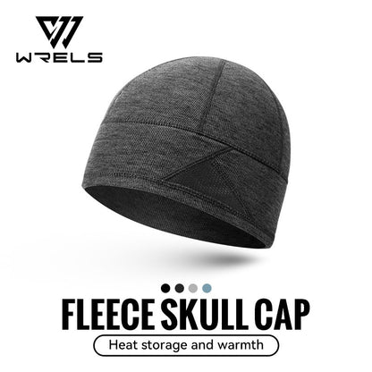 WRELS Warm Beanie Knitted Skull Cap Fashion Winter Hat Thermal Fleece Lined Sports Hat Windproof Sweat Absorbing Sports Hat