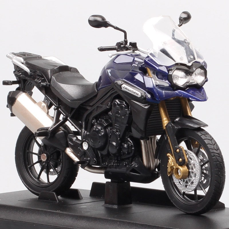 1/18 Escala Welly Triumph Tiger Explorer 800 Sprint RS Bonneville Daytona Trophy Thruxton 1200 Moto Diecast Modelo Brinquedo