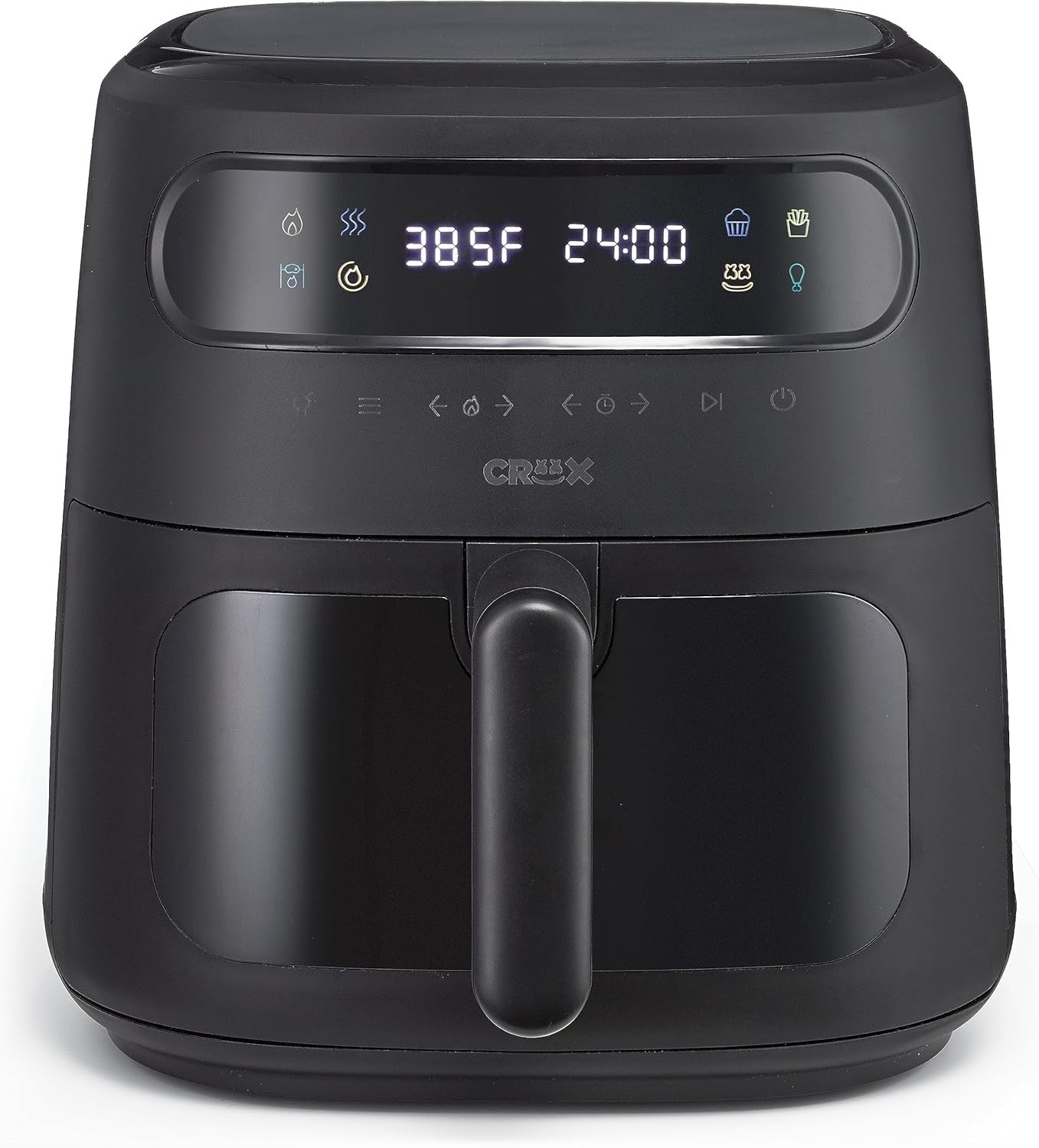 Fritadeira Digital 8 Litros com Tecnologia TurboCrisp, Controle de Temperatura por Tela Touch, Temporizador e Desligamento Automático, Totalmente Programável