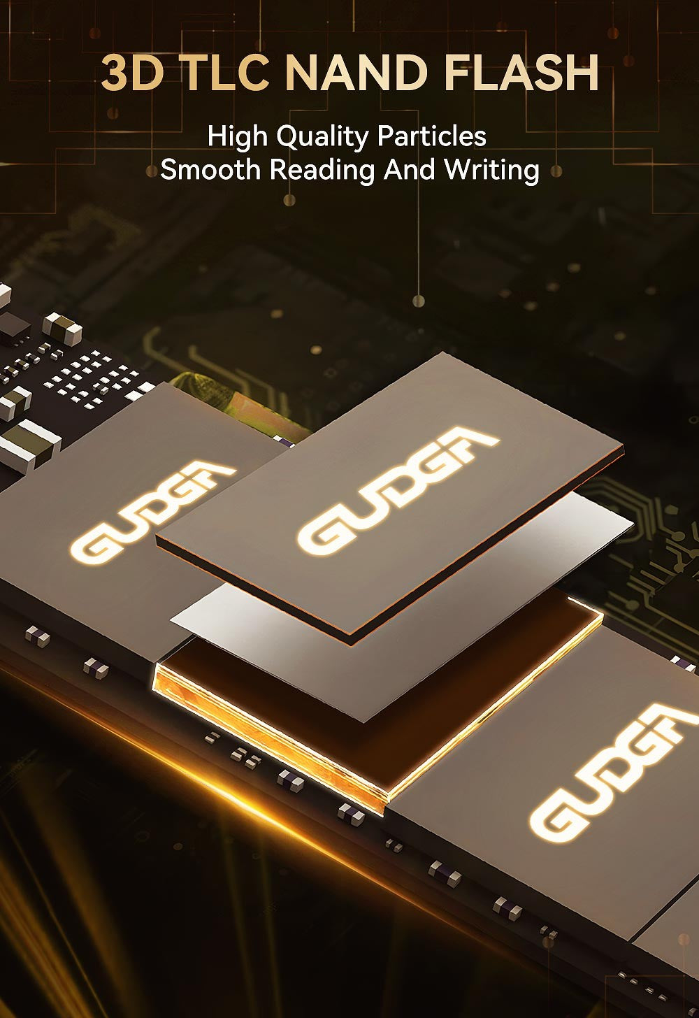 GUDGA 7450MB/s SSD M2 PCIe 4.0 NVME 2tb 512g 1TB 4tb 4 M.2 Gen4 Disco rígido de estado sólido NMVE PCIe 4.0 HDD para notebook PS5