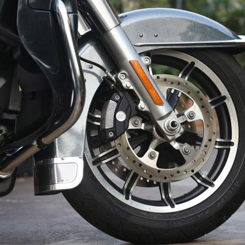 Motorcycle Front Brake Caliper Cover For Harley Electra Glide Road Glide Road King FLHR Street Glide FLHX CVO V-Rod 06-19