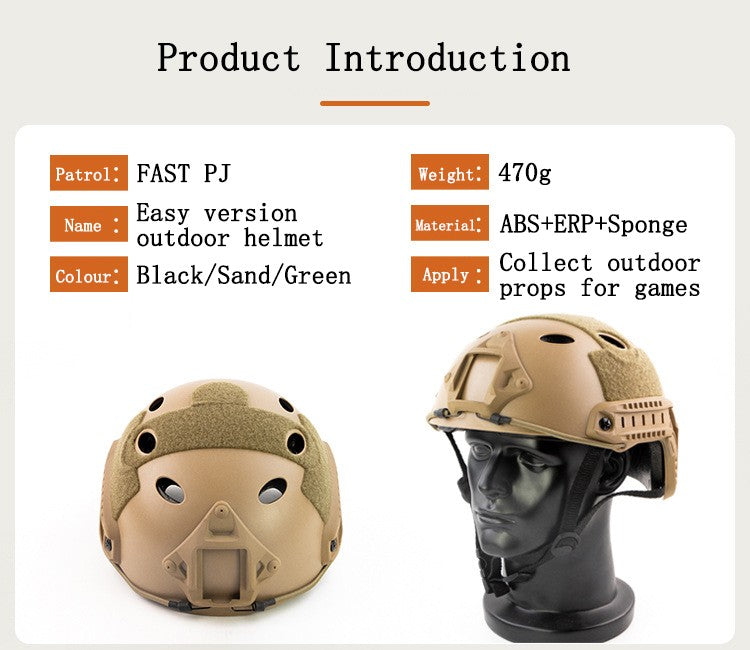 Capacete Tático de Paintball e Airsoft de Alta Qualidade – Proteção para Wargames e Táticas Militares – Capacete Tático FAST
