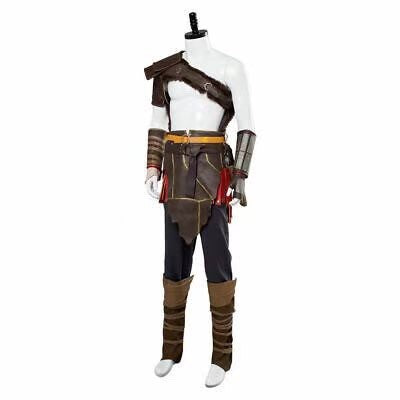 New Anime Kratos Nordic costume role-playing costume armored Spartan battle suit &amp adult custom Halloween