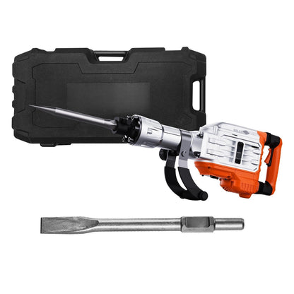 SucceBuy Martelo Demolidor 1500W/2200W/3500W Martelo Quebrador de Concreto Pesado Elétrico 2/4 peças Cinzel