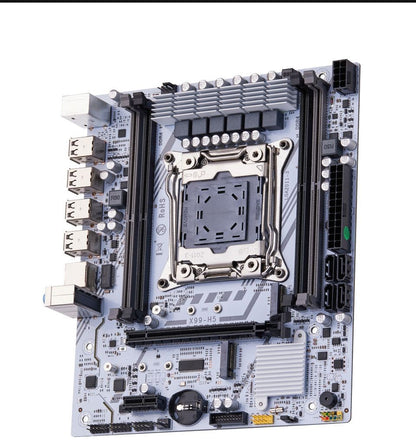 QIYIDA X99 Motherboard Set Kit With LGA2011-3 Xeon E5 2630 V4 CPU DDR4 16GB REG ECC memory PCI 16x NVME M.2 SATA x99 H5