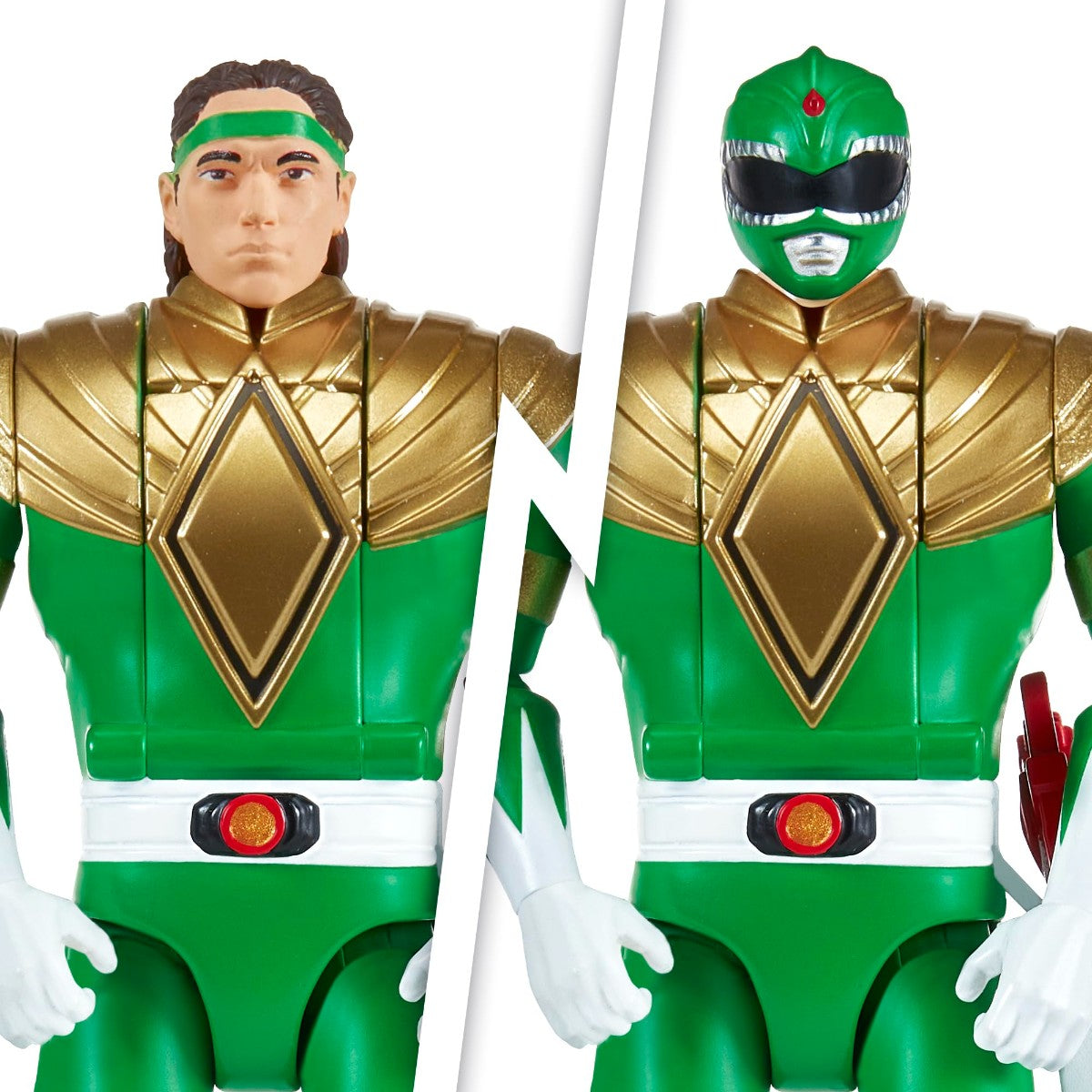 Anime Mighty Morphin Power Rangers Boneco de Ação Red Ranger Modelo Green Ranger Brinquedo Boneca Coleção Enfeites Presentes para Crianças