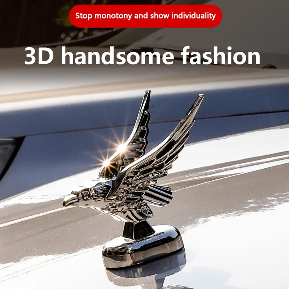 3D Carro Capô Dianteiro Capuz Águia Ornamento Emblema Automotivo Modificação Emblema Cobertura Decoração Acessórios Águia