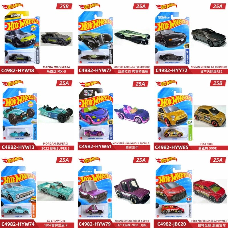 Carros Hot Wheels Originais 2025 Estojo A Audi Quattro 1:64 Veículo Diecast Modelo Carros Decoração de Mesa Coleção Brinquedos Presentes para Meninos