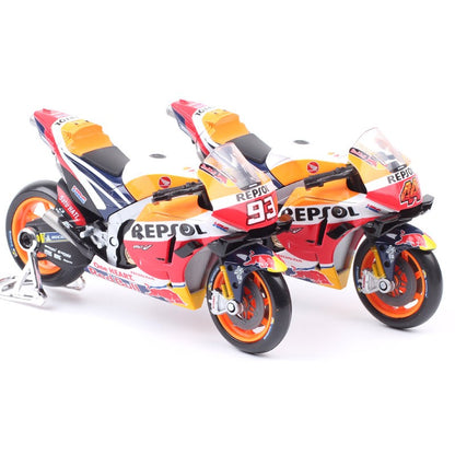 1/18 Maisto KTM RC16 Redbull Ducati GP21 GP22 GP23 GASGAS Honda RC213V Repsol Yamaha YZR-M1GP Moto Modelo de Corrida