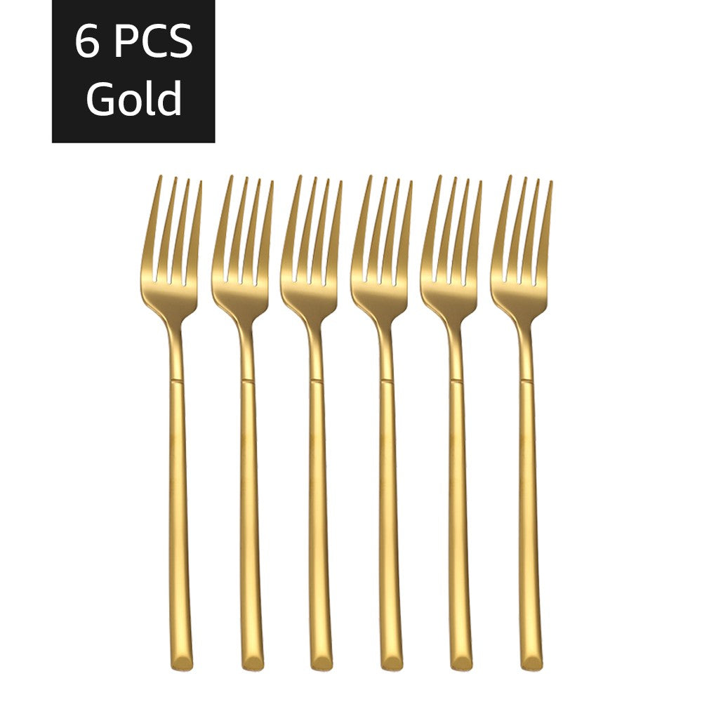 Conjuntos de talheres de ouro 30 peças, talheres de aço inoxidável, garfo de sobremesa, colher de café, talheres laváveis em lava-louças para jantar, cozinha e mesa.