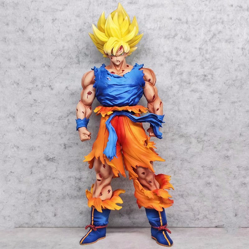 50CM Dragon Ball Breaking Circle Broly Figure Estátua JT Irmão Super Saiyajin GK Modelo de Estátua Ornamento Presente para Menino
