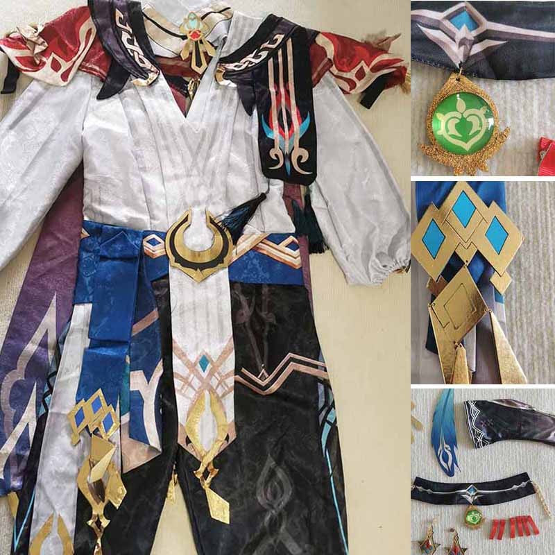 Kaveh Cosplay Costume Big Size Kaveh Uniform Halloween Kaveh Outfits for Anime Comic Con