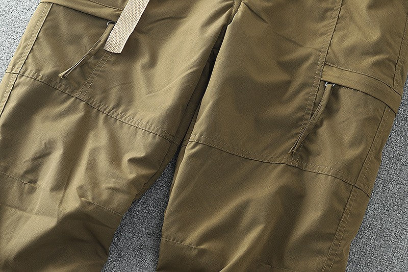 Calça Cargo de Ferramentas com Forro de Lã Grosso Impermeável para Homens e Mulheres, Inverno, Exterior, com Vários Bolsos, Solta, Reta, Macacão, Calça Comprida