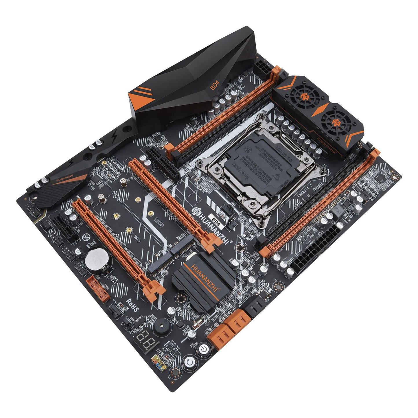 Placa-mãe HUANANZHI X99 BD4 LGA 2011-3 XEON X99 suporta Intel E5 2640 2666 2670 2696 2678 V3 V4 DDR4 RECC NON-ECC NVME NGFF