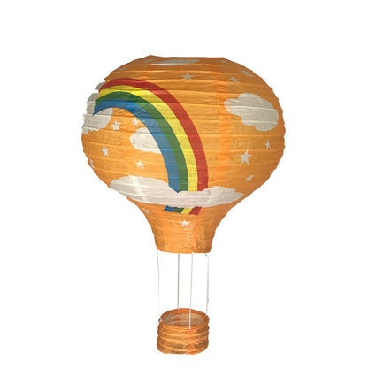 1pc Ceremony Holiday Party Folding Paper Lantern Hot Air Balloon Shape 30/40cm Pink Blue For Kids Baptism Birthday Wedding Decor