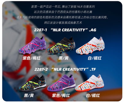 TF/AG Men Football Boots Society Cleats Soccer Shoes Boys Professional Football Field Boots Indoor Fast Non Slip Sneakers Match