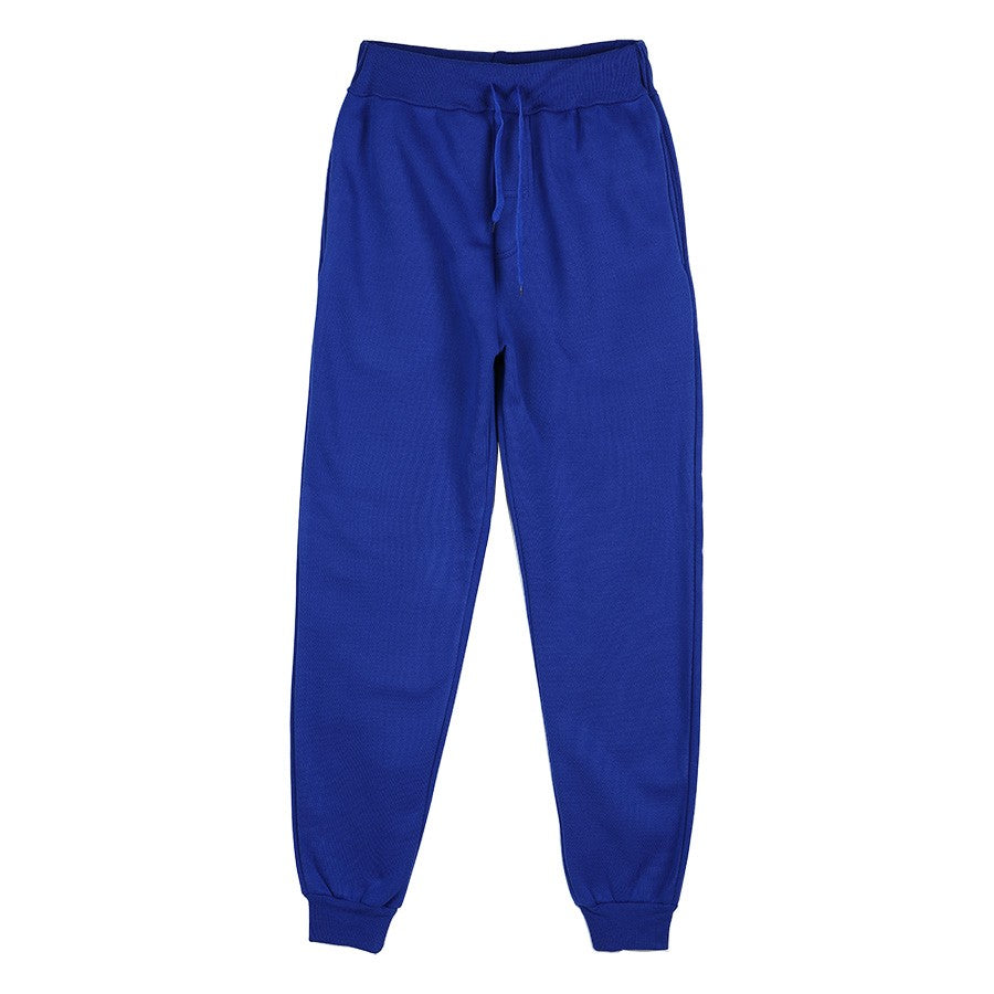 Calças de Moletom Masculinas/Femininas Casuais de Lã Calças Esportivas Unissex Moda Lisa Solta Calças Streetwear Outono Inverno Corrida Fitness P