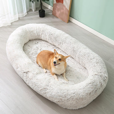 Cama de Inverno Quente para Animais de Estimação, Removível e Lavável, Sofá Grande para Cães, Almofada Preguiçosa para Animais, Cama para Cães, Ninho para Gatos