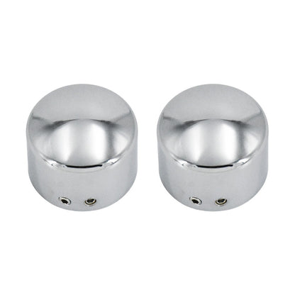 2 peças Tampa do Eixo Dianteiro da Motocicleta Porca Capa Parafuso Preto/Cromado Para Harley Touring Softail Breakout Dyna Street Bob V-Rod Sportster