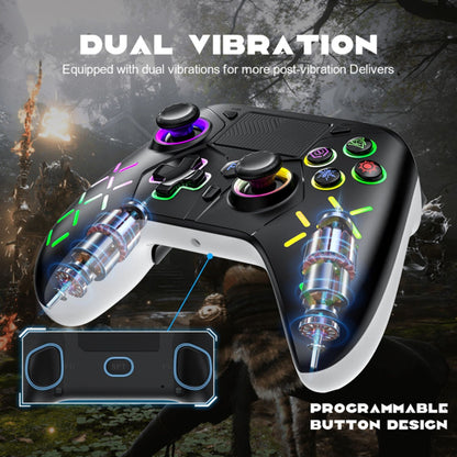 Game Controller For PlayStation 4/PS4 Pro/Slim/PS3/PC/IOS/Switch Wireless Gamepad,W/Turbo Dual Vibration 6-Axis Gyro 3.5mm Jack