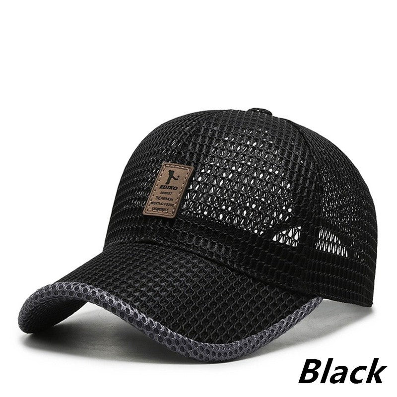 Men Women Outdoor Summer Full Mesh Net Cool Breathable Quick Drying  Sunhat Baseball Cap Anti-UV Tennis Golf Sport Trucker Hats
