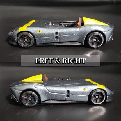 1/64 Ferrari Monza SP1 Replica Mini Car Model Scale Miniature Art Diecast Vehicle Figure Collection Hobby Lifestyle Kid Gift Toy