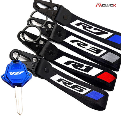 Para YAMAHA YZF R6 R3 R1 R7 YZFR6 YZFR3 YZFR1 YZFR7 Acessórios de Motocicleta CNC Capa da Chave Chaveiro YZF-R