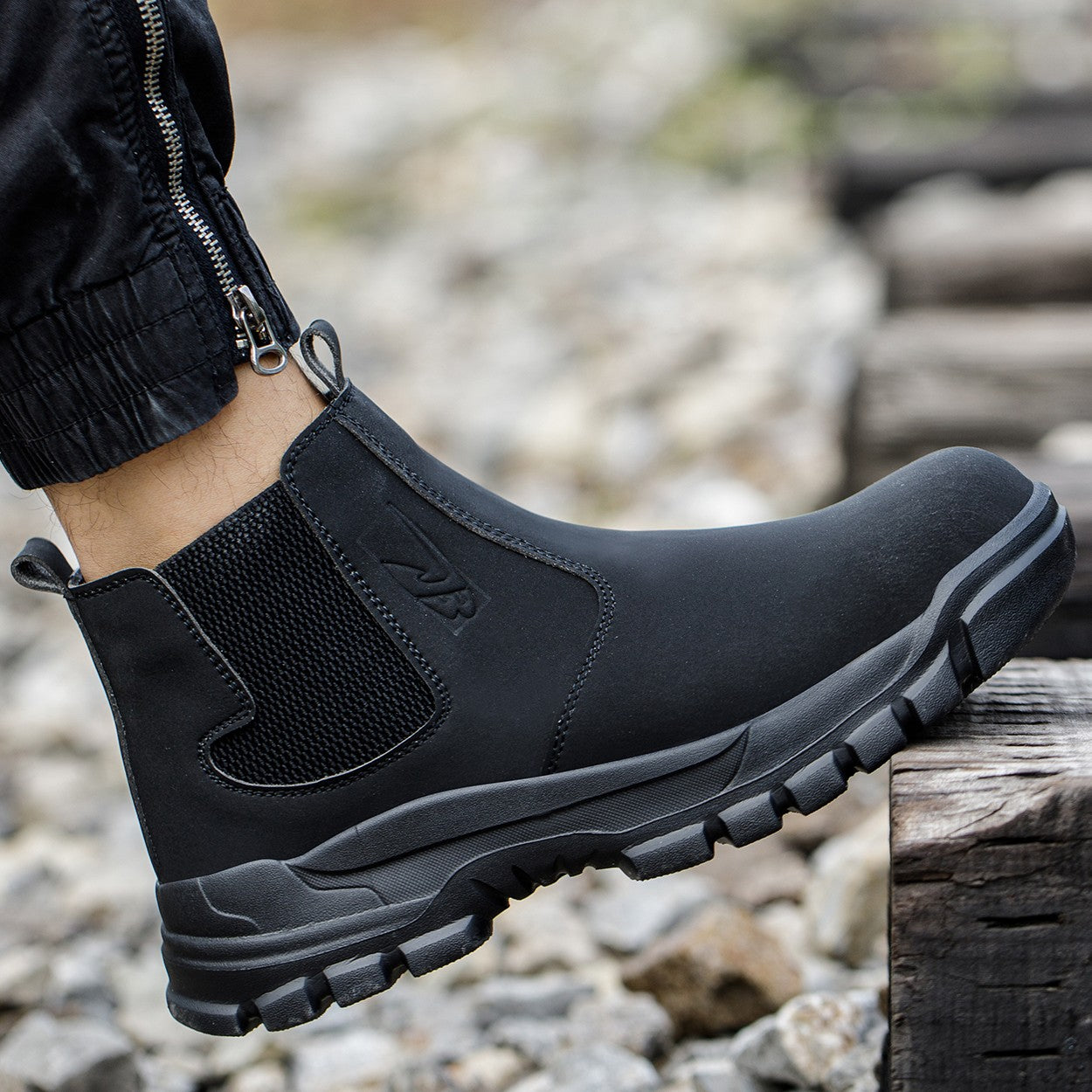 Sapatos de Segurança Impermeáveis Masculinos com Biqueira de Aço Botas de Couro Calçado Masculino Sapatos de Trabalho Indestrutíveis para Construção Marrom