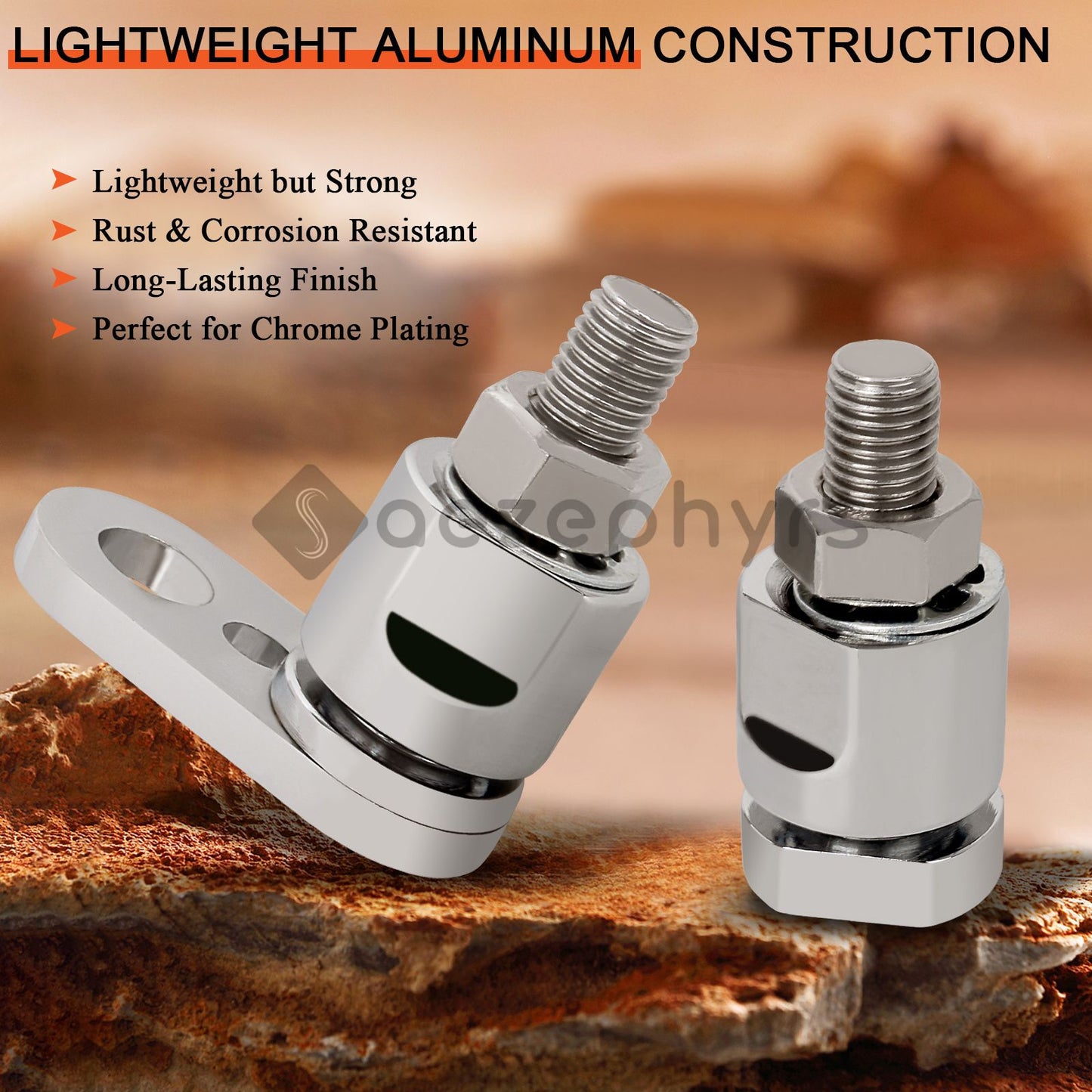 Motorcycle Front Turn Signal Swivel Assembly Set Kit For Harley Sportster 883 Dyna Fat Boy Softail Street Bob Low Rider 1988-UP