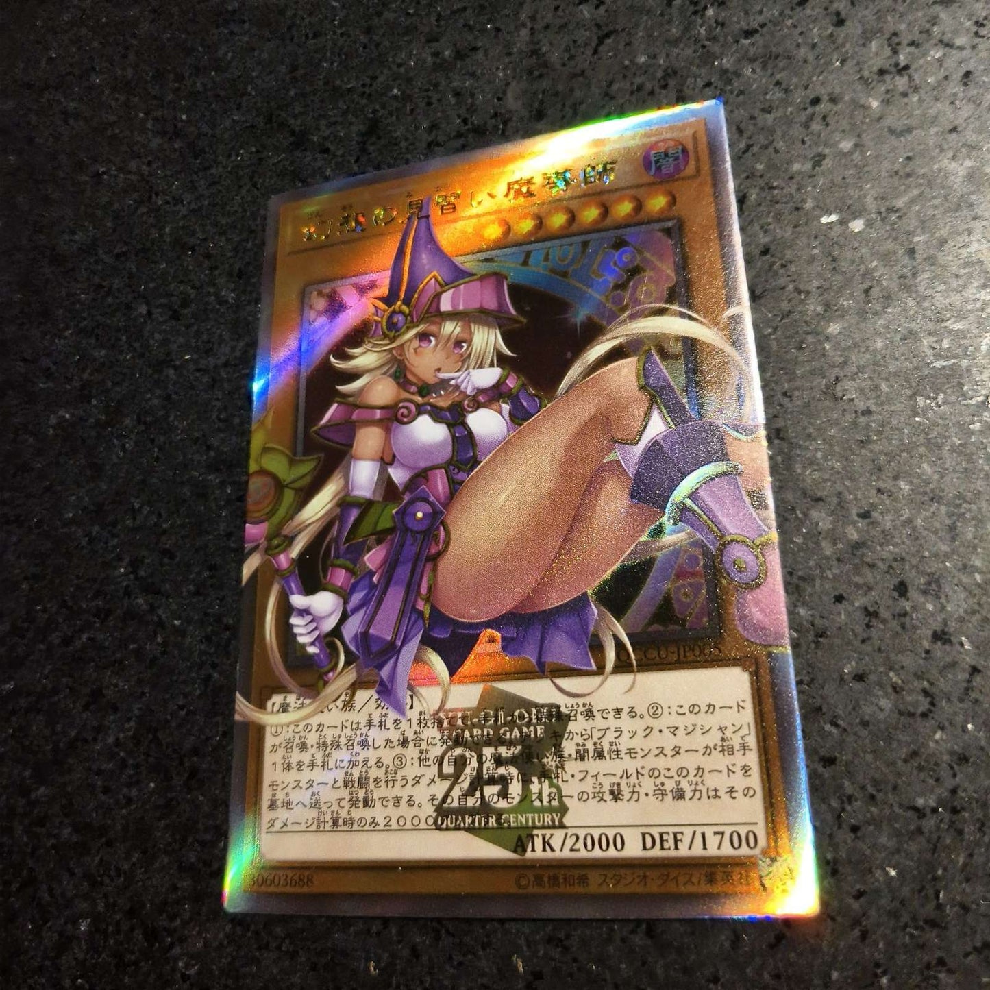 Anime Yu-Gi-Oh Jogo de Batalha ACG DIY Cartas Colecionáveis de Refração Garota Maga Negra Yugi Muto Brinquedos para meninos Presente de Aniversário