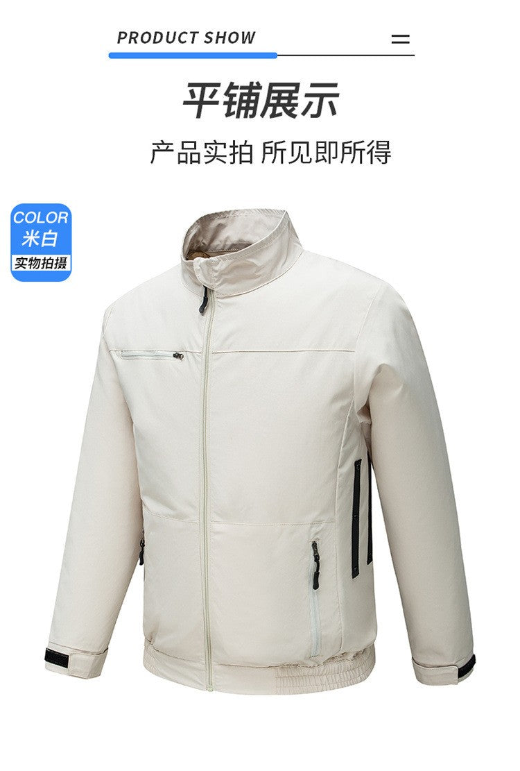 Cooling Air Conditioning Clothes with Fan Outdoor Charging Summer Cooling Welding Labor Overalls Men