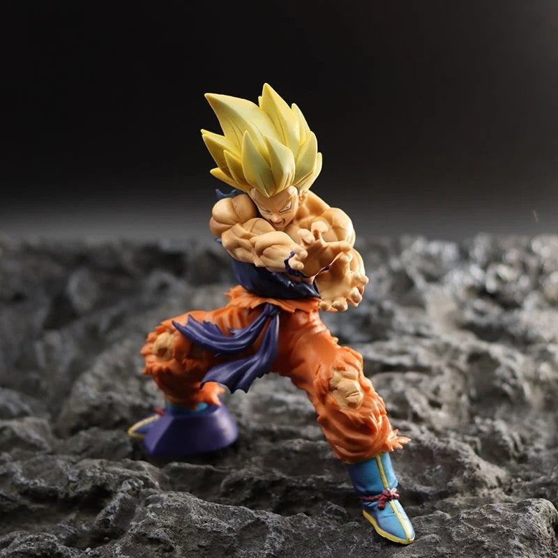 Hot new Dragon Ball Z Kamehameha Son Goku Figure Super Saiyan Kakarotto 16CM PVC Action Figures Model Dolls Toys for Gifts