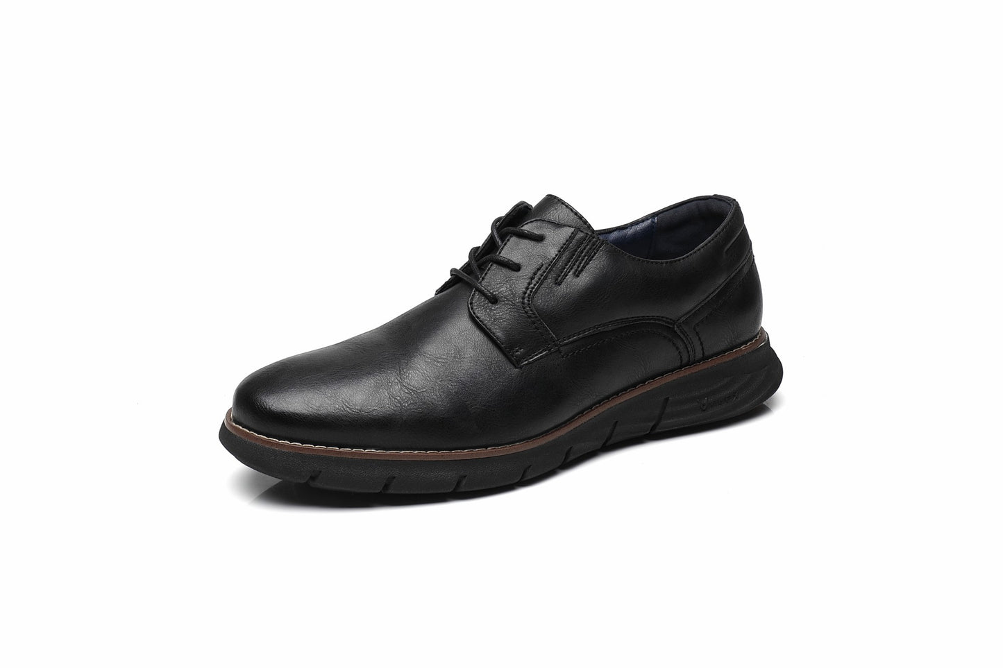 BHKH Male Sneakers Autumn/Winter traf Leather Men Casual Shoes Business Work Office Lace-up Dress shoes For Men Size47