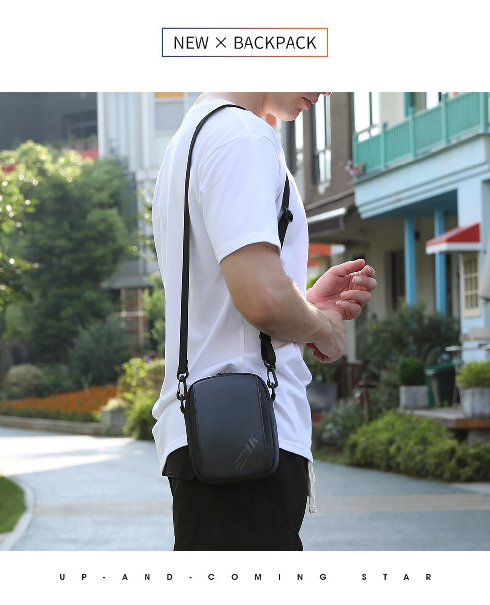 Heroic Knight Casual Men's Shoulder Bag 6.5" Phone Woman's Crossbody Bag Waterproof Men Chest Bag Outdoors Unisex Travel Pack