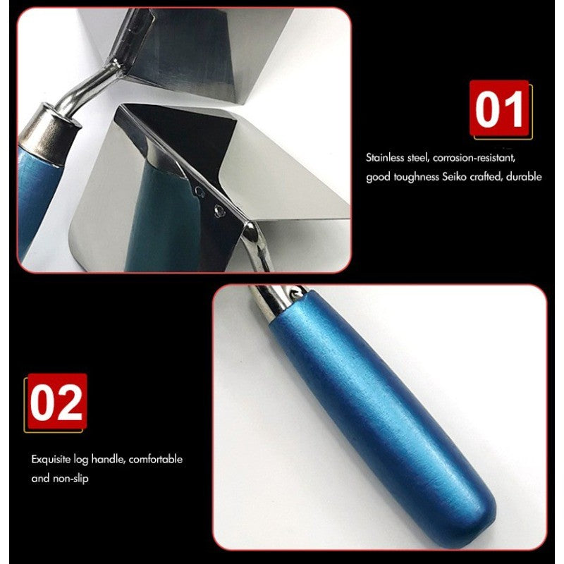 Ferramenta de canto para Drywall 8x6cm Lado Externo / Interno Faca de Canto de Aço Inoxidável Colher de Canto para Drywall Gyprock Placa de Gesso