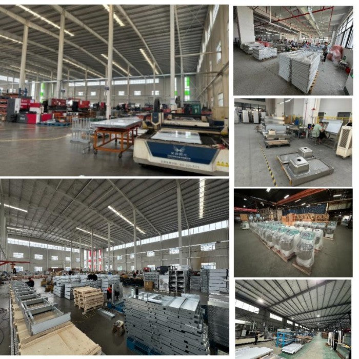 Fogão de Indução Comercial Sunmax, Fogão Elétrico de Bancada em Aço Inoxidável, Wok Comercial