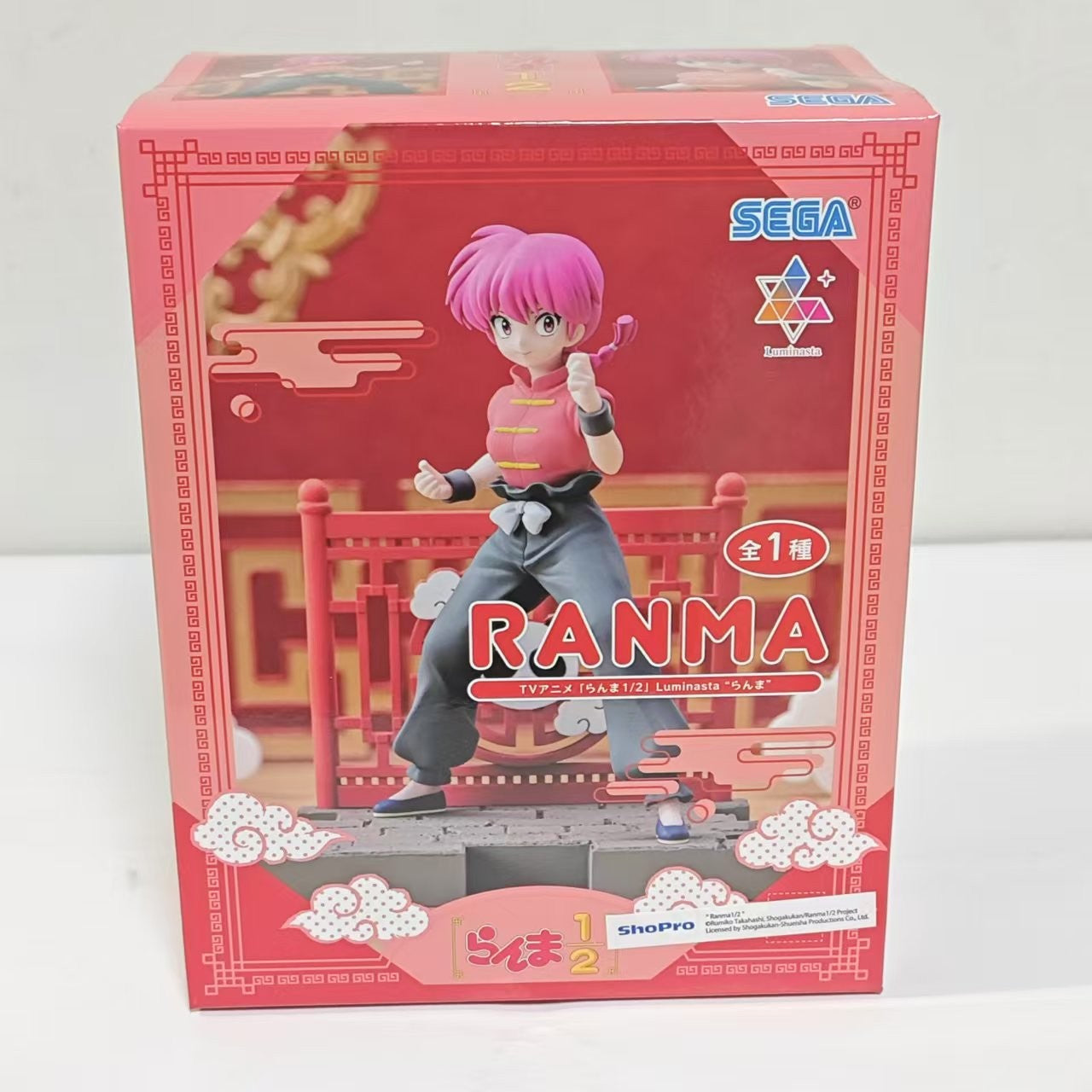 BANDAI SEGA Original Ranma 1/2 Luminasta Tendou Akane Shampoo Ranma Anime Figure Action Figures Model Figurine Toys