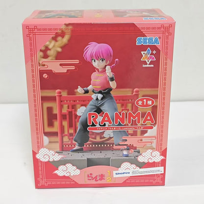 BANDAI SEGA Original Ranma 1/2 Luminasta Tendou Akane Shampoo Ranma Anime Figure Action Figures Model Figurine Toys