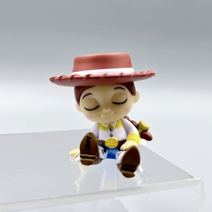 Bonecos de Anime Versão Q Toy Story Woody Alien Universidade Monstros James P. Sullivan Modelo Brinquedos Presente de Natal para Crianças