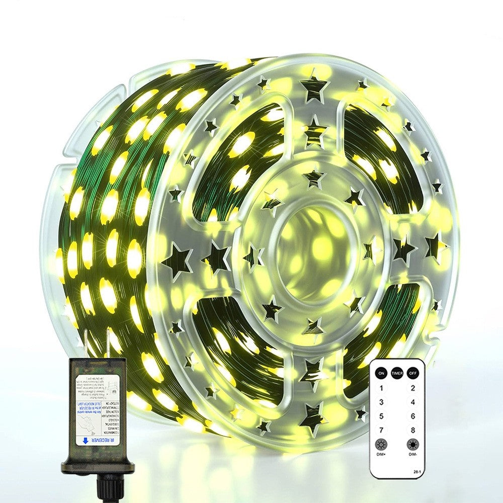 500/1000LEDs Fairy String Lights With Remote Control 50M 100M Christmas Garland Outdoor IP44 Waterproof For Tree Street Wedding