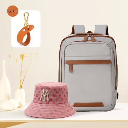 High-Quality USB Rechargeable Backpack Men's Waterproof Bag Large Laptop Backpack Unisex School Bag Youth Backpack