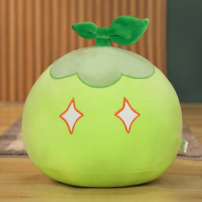 Genshin Slime Plush Throw Pillow Cute Genshin Impact Stuffed Cushio Sofa Decorative Throw Pillow Sleeping Back Cushion Decor