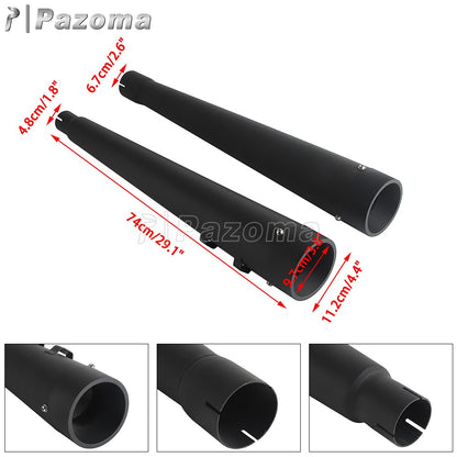 For Harley Touring Street Electra Glide Road King Special FLHRXS 2017-2023 Motorcycle Exhaust Muffler Slip-On Dual Exhaust Pipes