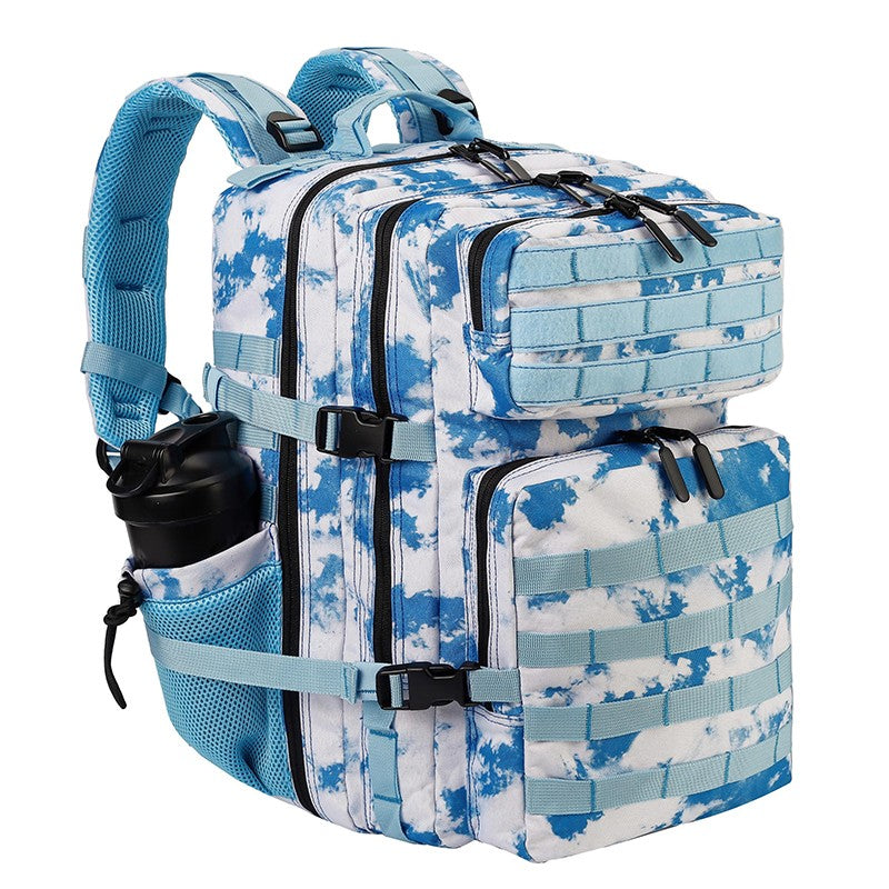 LHI Mochila Tática 45L/35L/25L para Homens e Mulheres, À Prova D'Água, Bolsa de Ginástica para Atletas, Mochila de Viagem para Caminhada ao Ar Livre com Porta-Garrafas