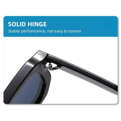 KLASSNUM Men Vintage Rectangle Frame Sunglasses Fashion Retro Sun Glasses Luxury Brand Design UV400 Shades Eyewear Women Goggles