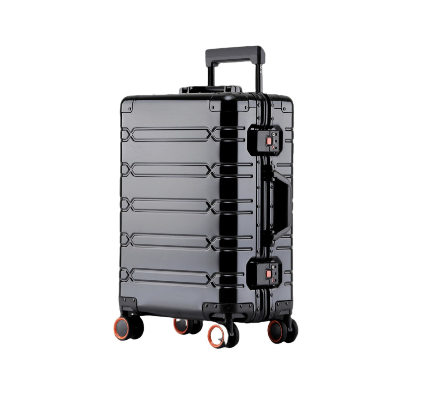2024 New Large Capacity Durable Luggage Sets Aluminum Suitcase Women Girl Carry-On Boarding Travel 20/24/29