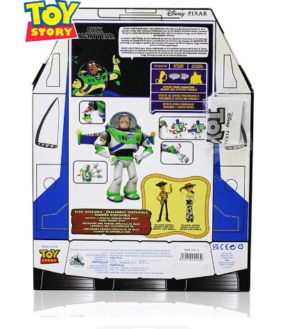 Novo e Genuíno Disney Toy Story Buzz Lightyear Nave Espacial Som Boneco Modelo 33cm Coleção de Mesa Action Figure Brinquedo Presente para Crianças