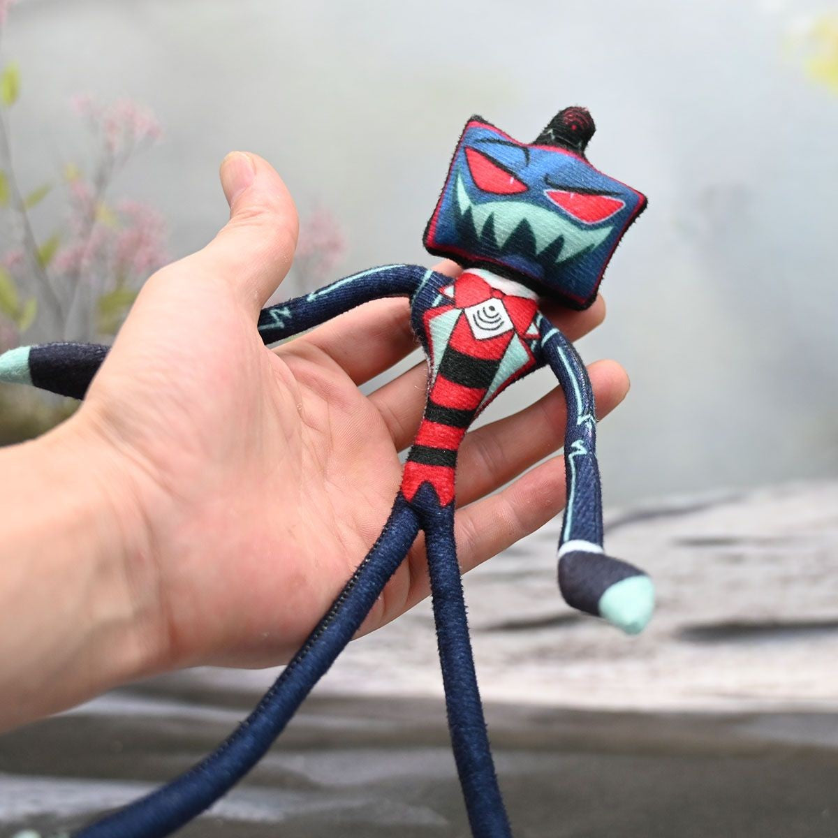 Anime Hazbin Alastor Niffty Cosplay Plush Doll Body Wire Skeleton Action Stuffed Dolls Accessories Ornament Gifts